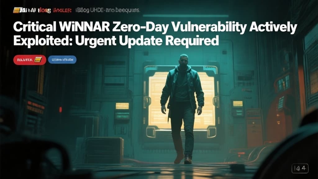 Critical WinRAR Zero-Day Vulnerability Actively Exploited: Urgent Update Required